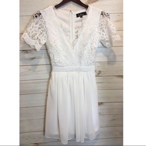 Lulus “Angel in Disguise” White Dress